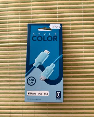 Cellularline Cavo USB-C Lightning 1m Blu