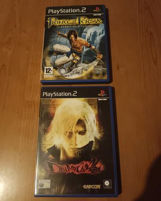 lotto 2 Giochi PS2 Prince of Persia+Davil May Cray