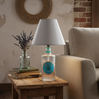 Lampada Artigianale da Bottiglia di Gin riciclata