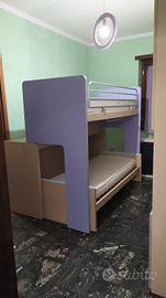 Letto a castello swing. robusto 3 pezzi