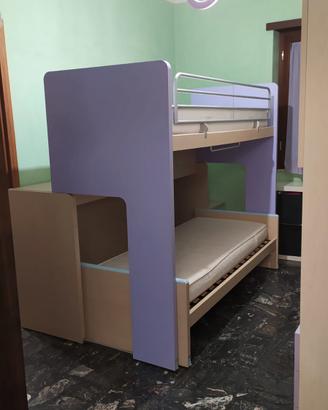 Letto a castello swing. robusto 3 pezzi