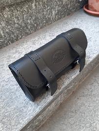 borsello moto vera pelle