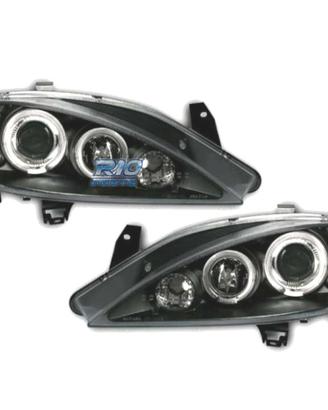 FARI PER RENAULT MEGANE 99-02 ANGEL EYES FONDO NER