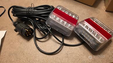kit luci posteriori LED per rimorchio/carrello 