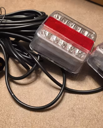 kit luci posteriori LED per rimorchio/carrello 