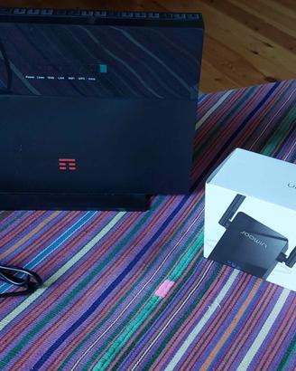 Modem tim hub+  ROUTER WIFI con WiFi extender