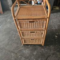 Cassettiera in vimini