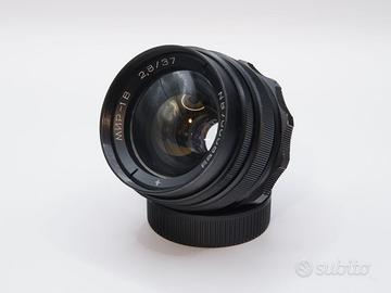 Obiettivo sovietico Mir 1B 37mm f/2.8 M42