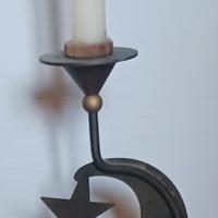 Portacandela con mezzaluna