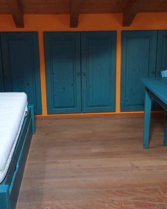 Cameretta in abete massello carta da zucchero