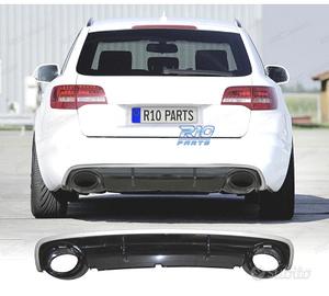 DIFFUSORE PER AUDI A6 C6 SEDAN AVANT 04-08 LOOK RS