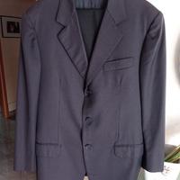 Abito uomo spezzato blu scuro / nero T.48