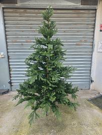 albero abete di natale artificiale 2,20 mt