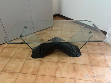 Tavolo da fumo in cristallo 