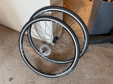 Cerchi bici corsa cambio shimano