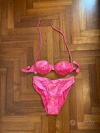 Bikini fucsia vita alta taglia 40