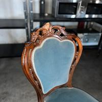 Set Sei sedie vintage