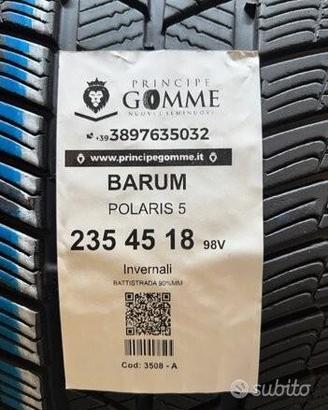 2 gomme 235 45 18 barum a3508