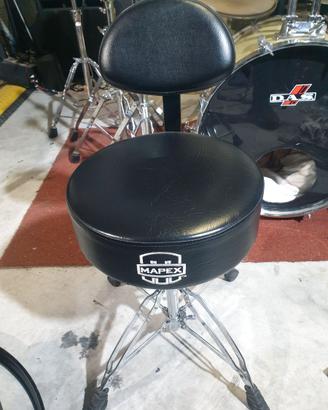 Sgabello Mapex  con schienale T870