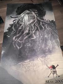 Pirati dei Caraibi Telo Cinema Davy Jones Poster