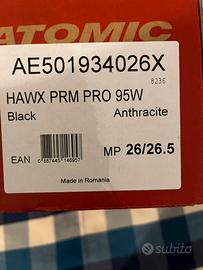 Scarponi Atomic HAWX PRM PRO 95W