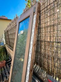 Coppia porte finestre SCHÜCO in pvc (nuove)