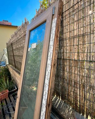 Coppia porte finestre SCHÜCO in pvc (nuove)