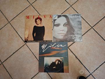 Lotto di 3 vinili 33 giri Milva