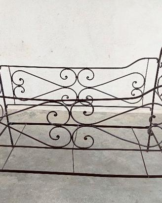 Letto antico ferro forgiato vintage