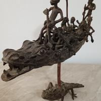 Imbarcazione Africana Dogon da collezione 