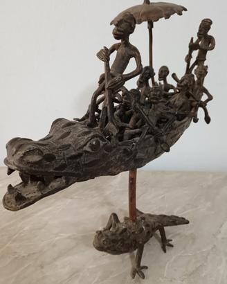 Imbarcazione Africana Dogon da collezione 