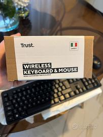Kit Tastiera + Mouse Wireless Trust