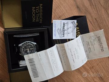 omega x swatch moonshine gold 100 % originale