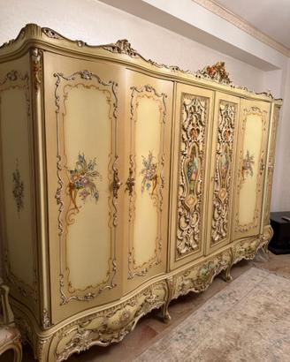 Camera da letto completa stile barocco veneziano