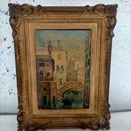 Quadro olio su Masonite Carlo Cocquio