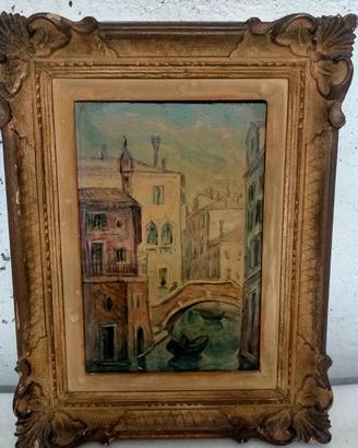 Quadro olio su Masonite Carlo Cocquio