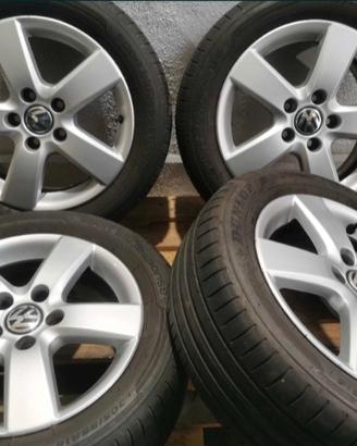 cerchi golf 5 con gomme estive usate  da 16