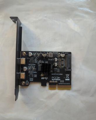 Scheda Usb-c 3.1 gen 2 10Gbps