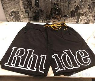 Rhude pantaloni corti neri