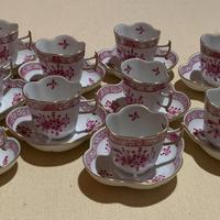 12 tazze da caffe in porcellana HEREND