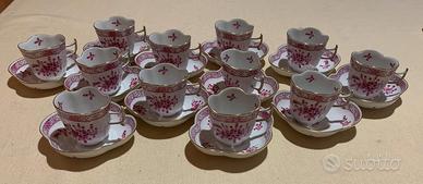 12 tazze da caffe in porcellana HEREND