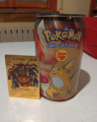 scatola latta pokémon Chupa Chups+  Blastoise Vmax