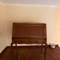 Ribalta scrivania segretarie vintage antico legno