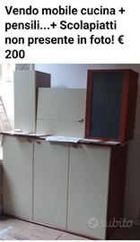 DOLIANOVA Mobile cucina + pensili + scolapiatti