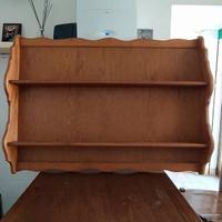 Grande piattaia in legno massello