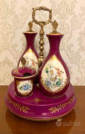 MENAGE DA TAVOLA STILE LIMOGES CON ORO ZECCHINO