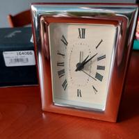 Sveglia laminata argento Camilletti da tavolo