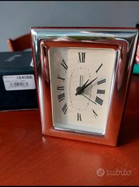 Sveglia laminata argento Camilletti da tavolo