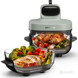 DREAME Tasti friggitrice ad aria in vetro 5 in 1
