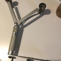 Lampada vintage '60 da stativo a due punti luce